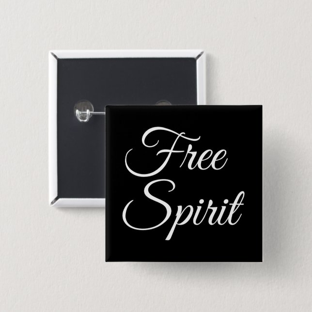Fri spirit knapp (Framsida & baksida)