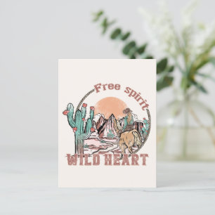 Fri spirit, Vild Heart WESTERNA LAND Vykort