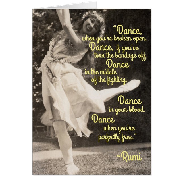 Fri sprit Dancing Hippie Fairy Älva Sprite Hälsningskort (Framsidan)