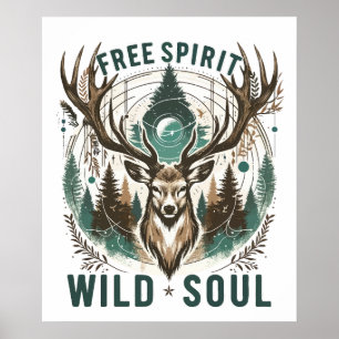 Fri sprit - Vild Soul-stämpel Poster