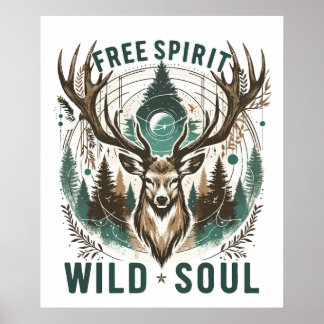Fri sprit - Vild Soul-stämpel Poster