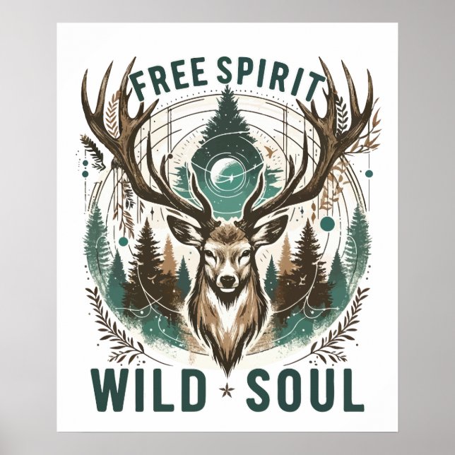 Fri sprit - Vild Soul-stämpel Poster (Framsidan)