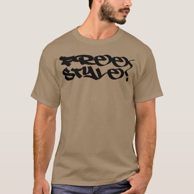 Fri stil vintage t shirt (Framsida)