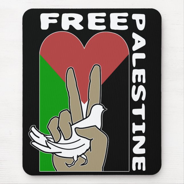 Fri svart bakgrund i Palestina Musmatta (Framsidan)