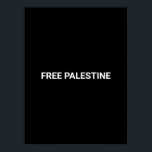 Fri svartvit anpassningsbar i Palestina minimalist Poster<br><div class="desc">Fri svartvit anpassningsbar poster enkel minimalistisk elegant. Helt anpassade vit text,  eller radera den,  på svart färg-bakgrund. Färg kan redigeras. Kontrollera resten av samlingen om du vill ha mer samordning och matchning.</div>