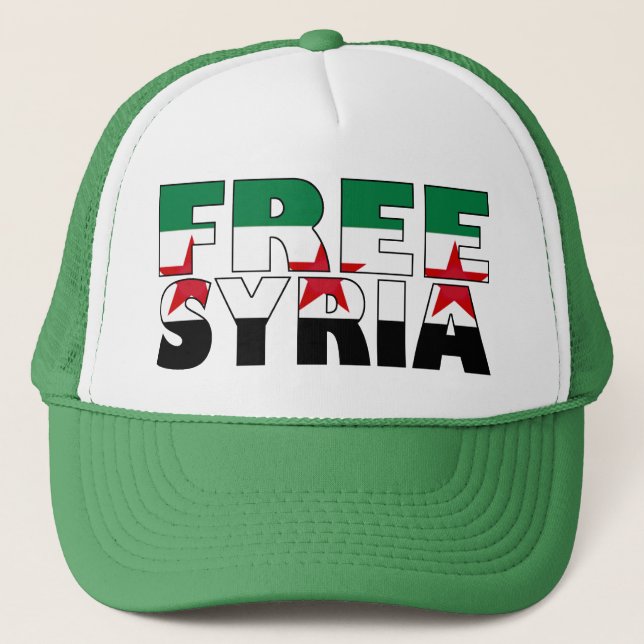 Fri Syrien hatt Truckerkeps (Framsida)