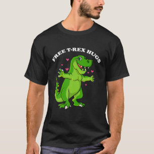 Fri T Rex Hugs Funny Valentines day Dinosaur Cute Shirt