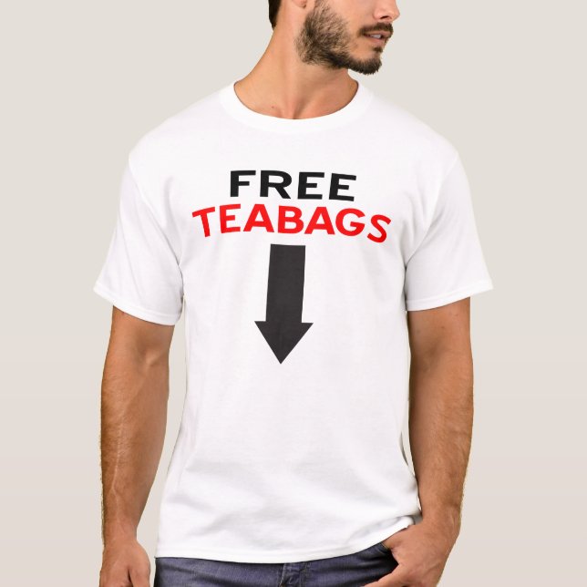Fri Teabagsutslagsplats Tee Shirt (Framsida)