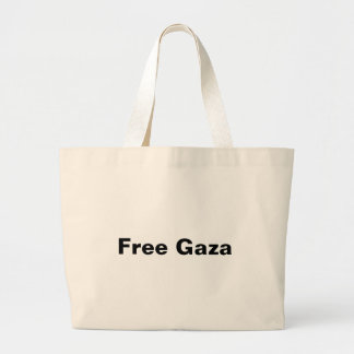 Fri text till Gaza: stöd till Gaza Palestina Jumbo Tygkasse