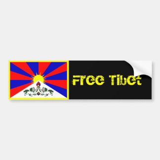 Fri Tibet bildekal