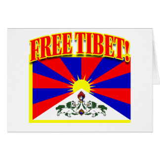 FRI TIBET HÄLSNINGSKORT