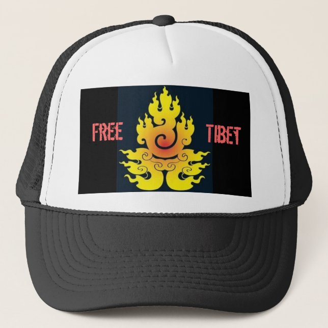 Fri Tibet lastbilsförare Truckerkeps (Framsida)