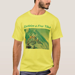 Fri Tibet manar skjorta T-shirt