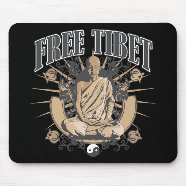 Fri Tibet munk Musmatta (Framsidan)