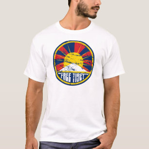 Fri Tibet rundaGrunge T Shirt