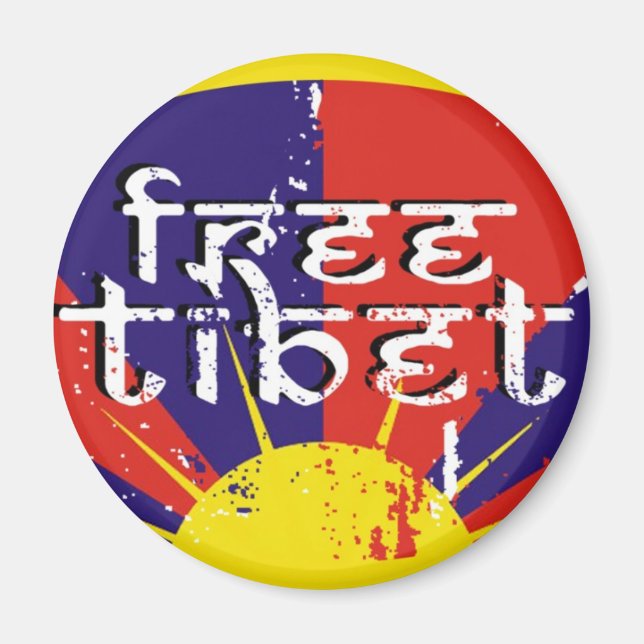 FRI TIBET T-SHIRTS & GEAR MAGNET (Framsidan)