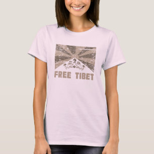 Fri Tibet T-tröja T Shirt