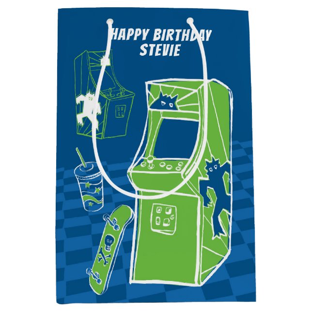 Fri tid Arcade Medium Gift-säck (Framsidan)