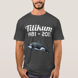 Fri Tilikum Spara vid Orca Killer Whale T Shirt