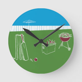 Fri TIme Cricket Wall Clock Rund Klocka