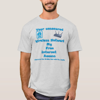 Fri trådlösa tee shirt