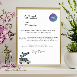 Fri Transport för våra Bröllop-gäster Poster