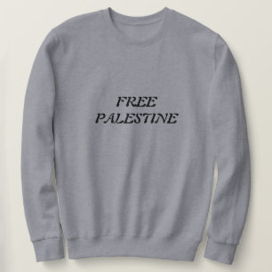 Fri tröja för Palestina Lång Ärmad Tröja