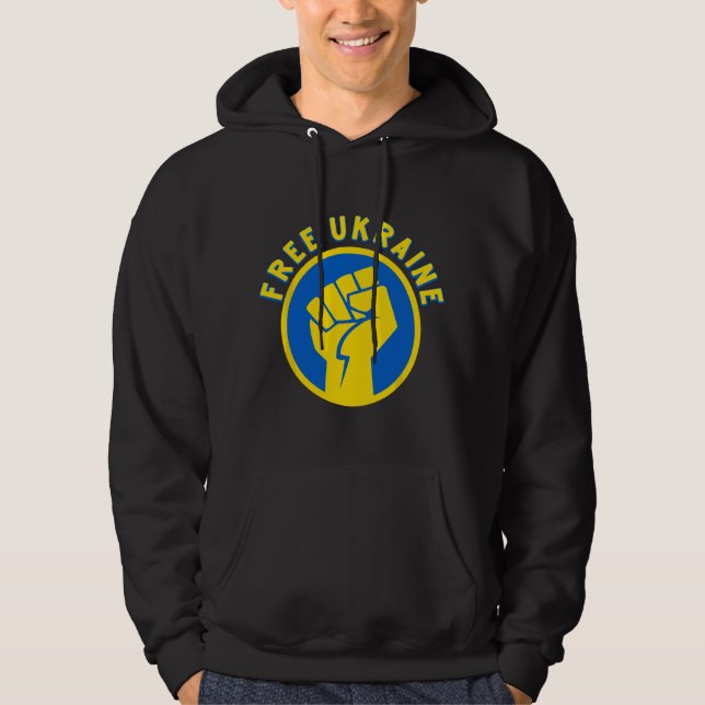 Fri Ukraina  Hoodie (Framsida)