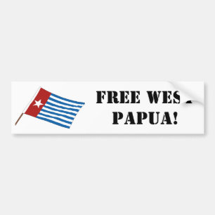 Fri västra Papua bildekal