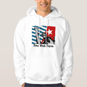 Fri västra Papua Hooded tröja Med Luva