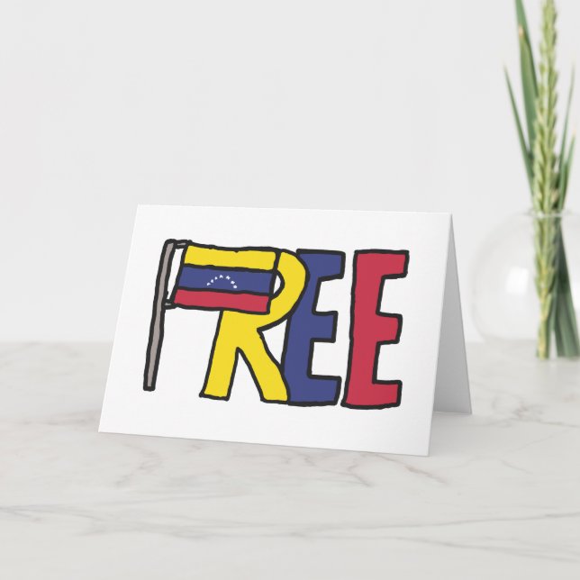 Fri Venezuela Kort (Framsida)