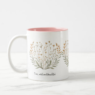 Fri, Vild och vacker: Blommigt Boho Mugg