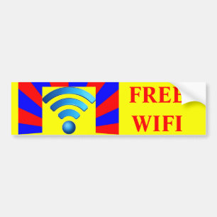 Fri Wifi bildekal