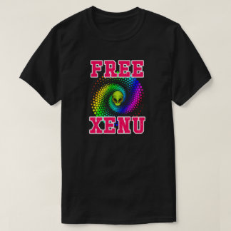 Fri Xenu Rainbow Spiral Funny antiscientologi T Shirt