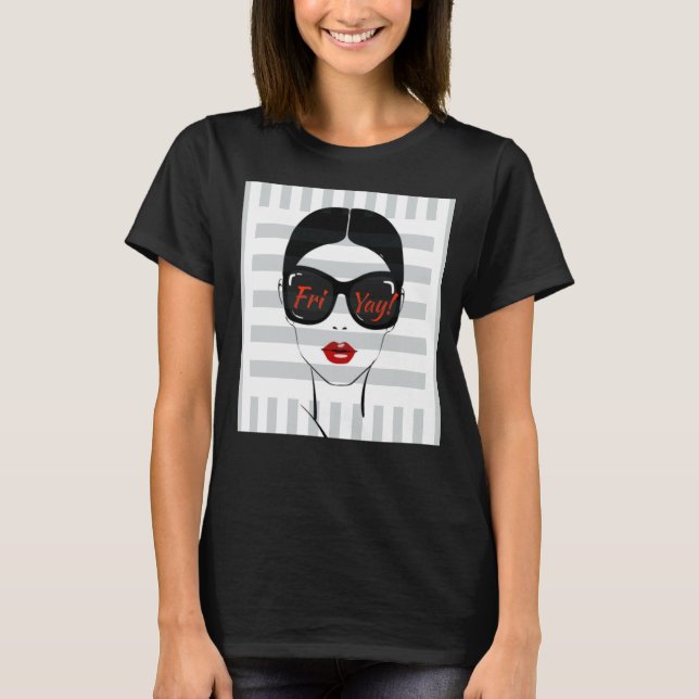 Fri-Yay Basic T-Shirt (Framsida)