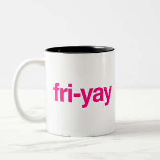 fri-yay Två-Tonad mugg