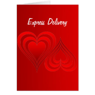 Fri zon för Conformist - uttrycklig leverans Hälsningskort