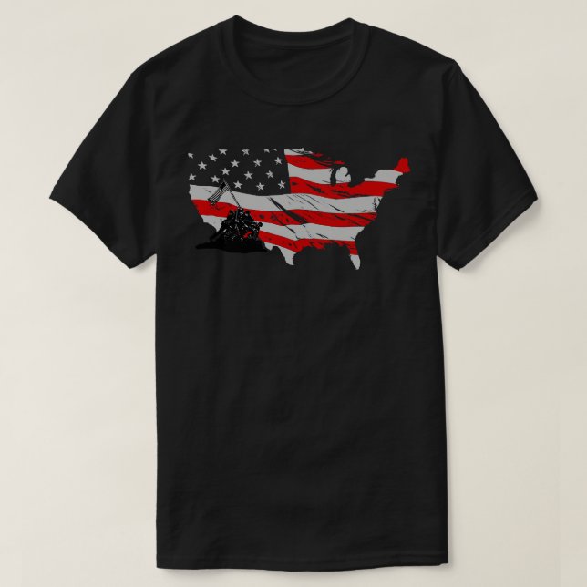 Fria Amerika T Shirt (Design framsida)