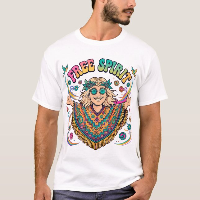 Fria Andar Hippie T Shirt (Framsida)