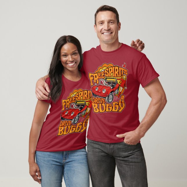 Fria andar själar kör en buggy - Dune Buggy - T-sh T Shirt (Unisex)
