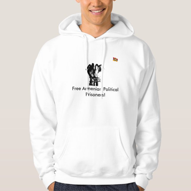 Fria armeniska politiska fång! sweatshirt (Framsida)