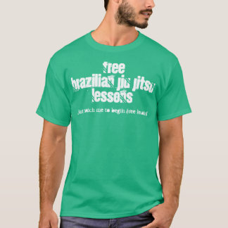Fria brasilianska Jiu Jitsu kurser T T-shirt
