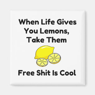 Fria citroner magnet