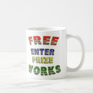 Fria Enterprize ARBETSmuggar Kaffemugg