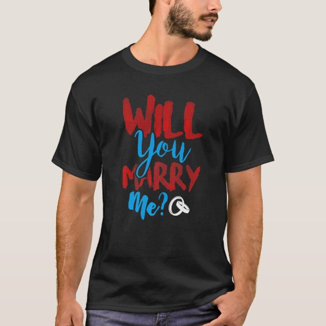 Fria Förlovning Förlovning Romantiskt Äktenskap T Shirt (Framsida)