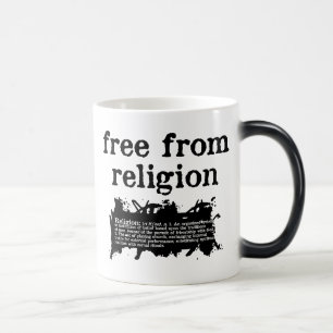 Fria från religionen Heat-Changing Mugg