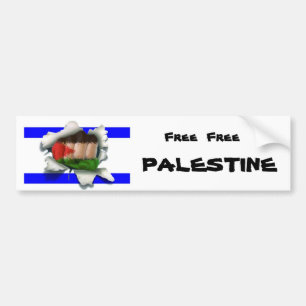 Fria fria Palestina Bildekal