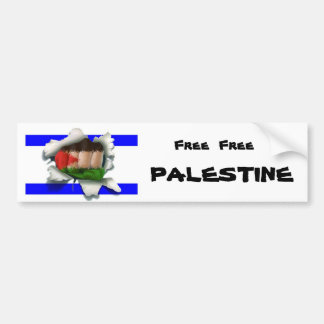 Fria fria Palestina Bildekal