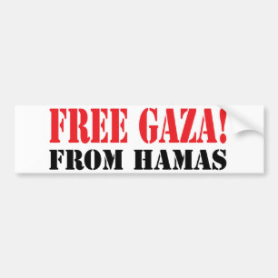 Fria GAZA från HAMAS Bildekal
