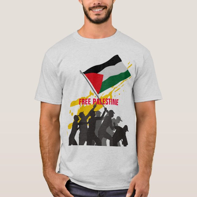 Fria Gaza frigör Palestina T-shirt (Framsida)